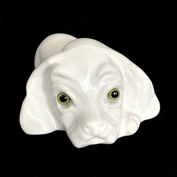 Vintage 1970s Canadiana Pottery Collectables Series #304 Sad Hound Spaniel Dog - Picture 3 of 8